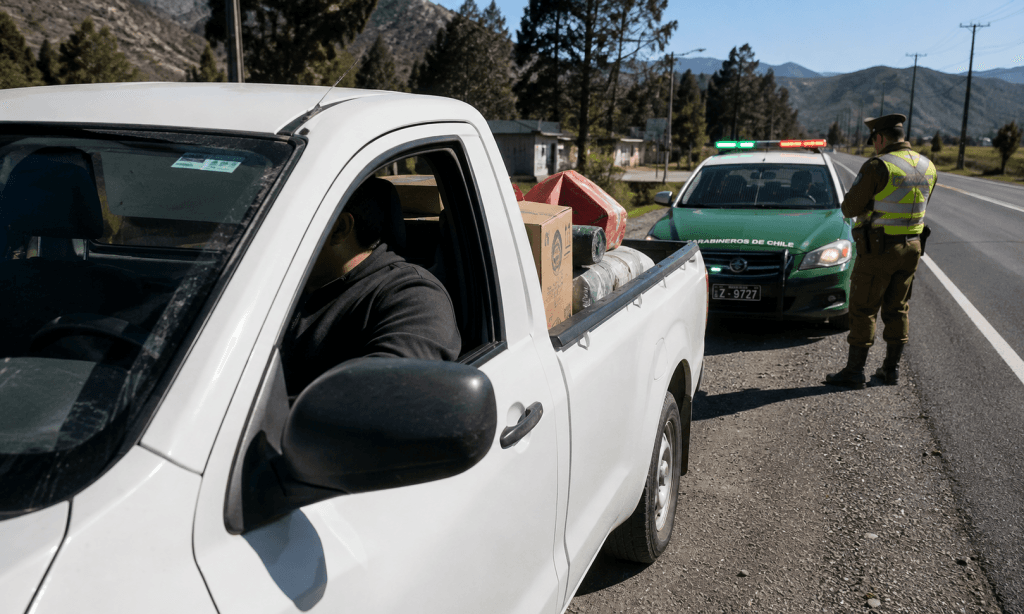 Condenan a cinco años y un día de cárcel a hombre sorprendido con camioneta robada y patente falsa