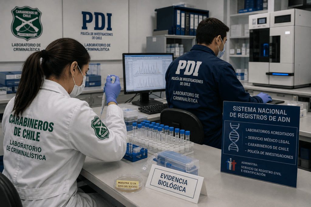 Proyecto busca facultar a Carabineros y la PDI para cotejar directamente huellas genéticas